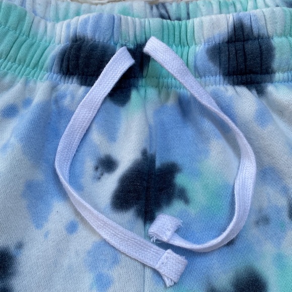 Reflex Fleece Tie Dye Joggers 💗 Blue & Mint - Picture 9 of 15